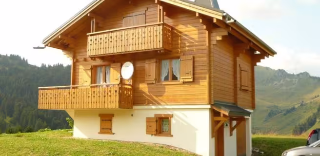 Chalet en été