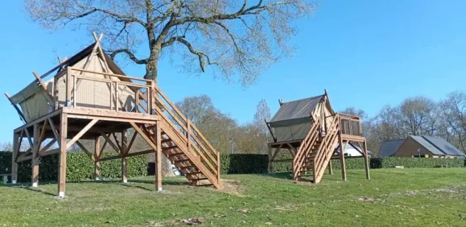 Tentes Moorea au camping du Lac des Varennes