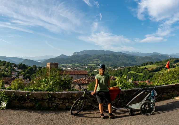 Vue sur les Pyrénées Ariégeoises