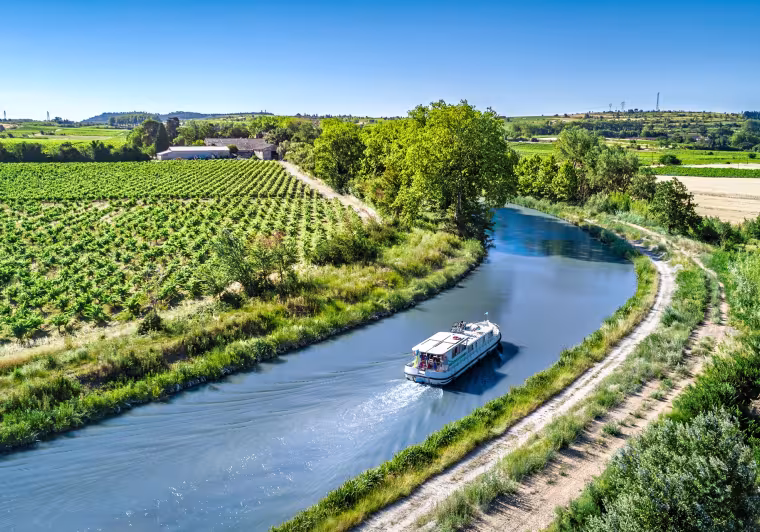Le canal du Midi avec Randovélo