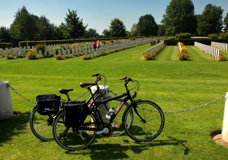 Mémorial de Bayeux à vélo