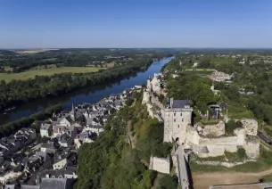 La vallée de la Vienne au-dessus de Chinon