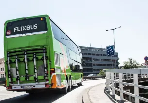 Mit dem Bus 