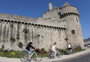 Cité médiéval de Guérande à vélo