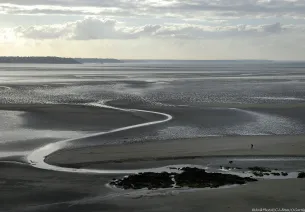 Sonnenuntergang in der Bucht von Saint-Brieuc