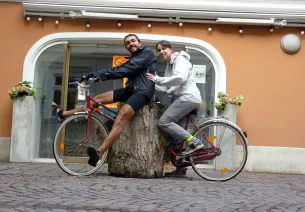 Couple en tandem