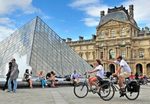 Cyclistes à Paris