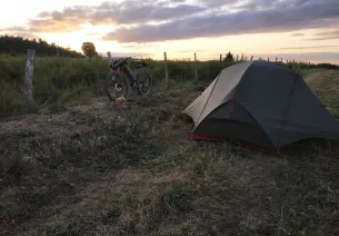 Bivouac sur la GTMC près de Saulzet-le-Froid