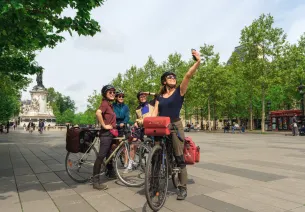 Place de la République à vélo, Paris - La Scandibérique