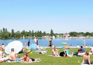 Plan d'eau de Reiningue à proximité de Mulhouse