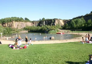 Baignade à la Roche Ballue à Bouguenais 