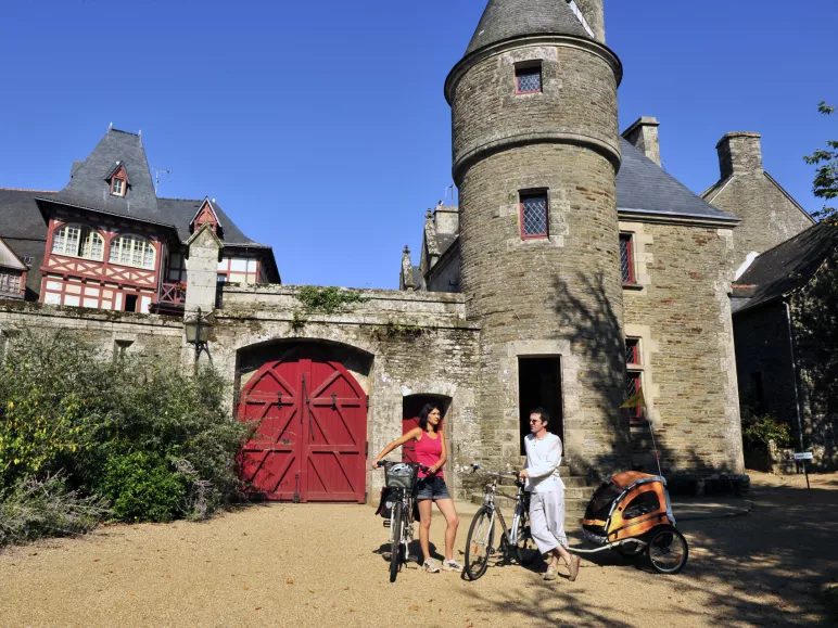 Le château de Josselin en famille